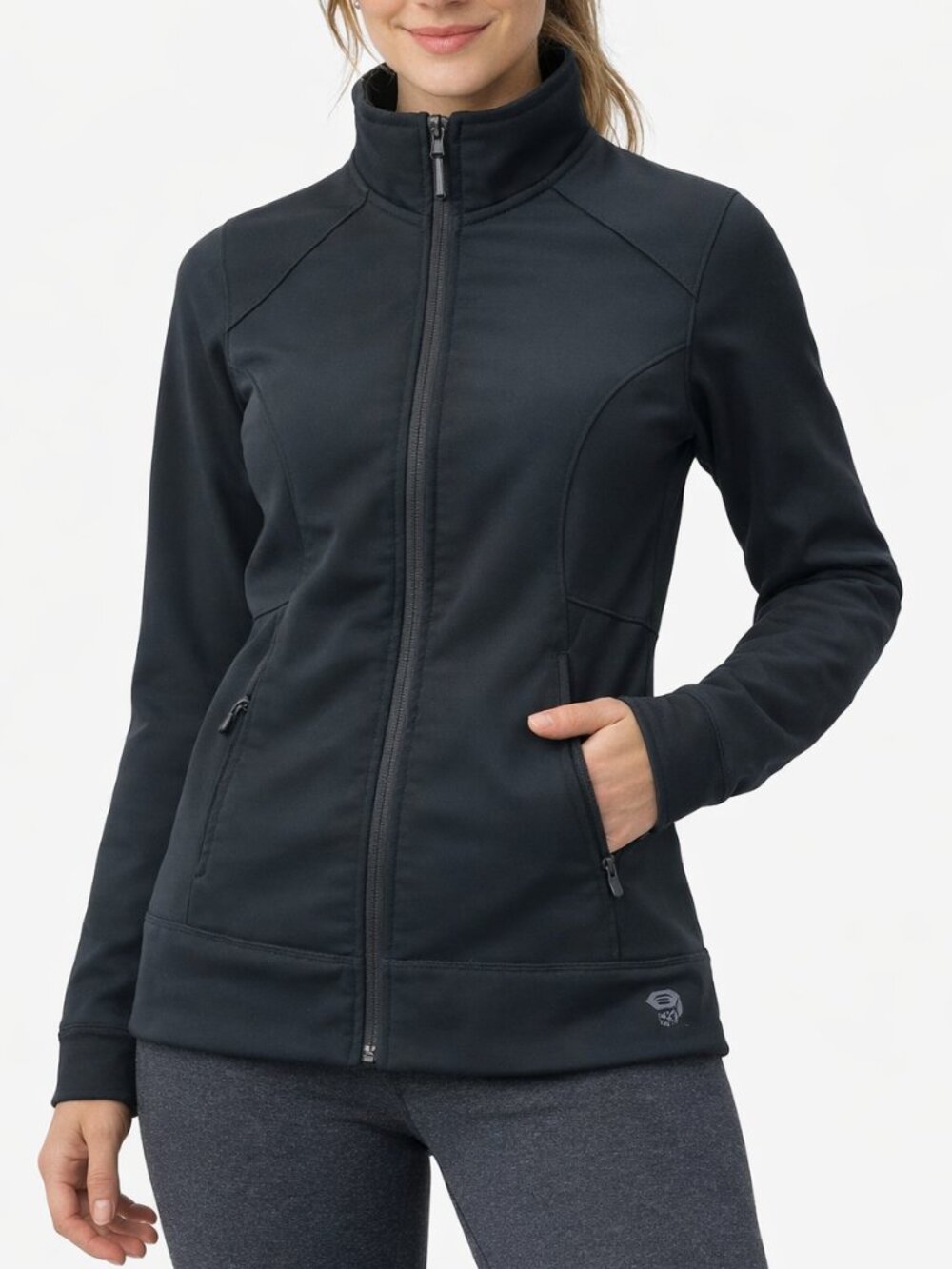 MOUNTAIN HARDWEAR Solamere Softshell Jacket Durable DWR Black Women's Small